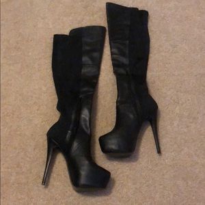 Steve Madden “highting” OTK boots